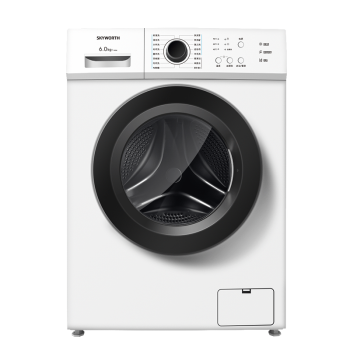 创维(SKYWORTH) 6公斤 滚筒洗衣机全自动  宿舍租户小型迷你 超薄嵌入 高温加热灭有害物质 F60A