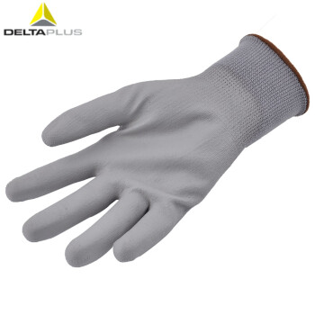 代尔塔（Deltaplus）201705 机械性防护手套/短款/涤纶 PU涂层手套  10码 12双