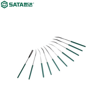 世达（SATA）03805       10件套金刚石异型什锦锉3x140MM