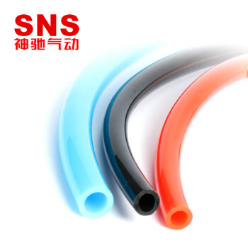 SNS神驰气动气管透明软管空压机高压管汽管子气线 可选4/6/8/12/10mm 纯料PU管16X12/50米 透明