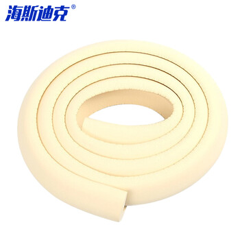 海斯迪克 HKL-21防护条 护桌角 防撞护条 抗冲击防撞条 L型防撞条 米白色(2米/包) 1包