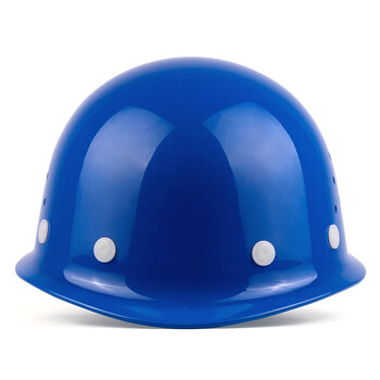 星工（XINGGONG）透气款安全帽工程工地建筑施工劳保防砸领导电工安全头盔按键定制款 蓝色XGA-1T