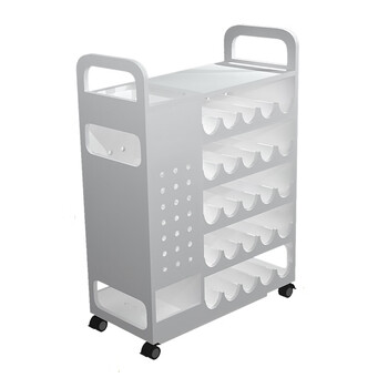 兰诗（LAUTEE）DA2103 雨伞收纳架雨伞桶放置筒 单桶+5层4孔   放20~30把伞