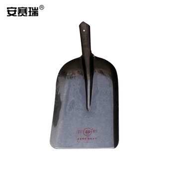 安赛瑞 煤锹头 大铁锹头锰钢大方锹 铲雪除冰铁锹 农用防汛抗洪铁铲  不含木柄小号 军印定制  26351