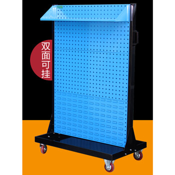 老A LAOA LA114103活动轮双面固定物料工具整理架加厚钢板960*610*1560mm