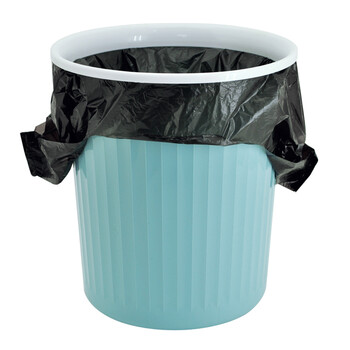 兰诗（LAUTEE）LJD-991 黑色手提垃圾袋 酒店商用背心垃圾袋 中厚40*63cm32只*100包