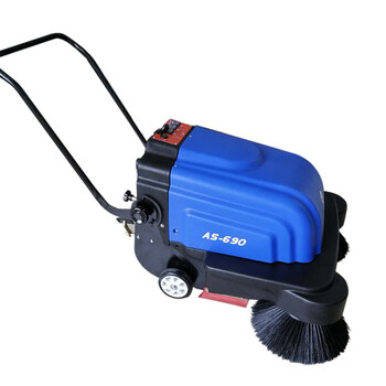 超洁亮（SUPER·CLEAN）AS-690 电瓶式扫地机 地面清扫机 工厂用小区物业学校工业清扫机 蓝色
