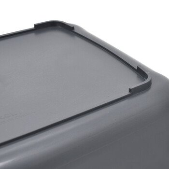 兰诗（LAUTEE）LJT2216 分类摇盖垃圾桶  物业商用垃圾桶 新国标20L黑色-其他垃圾