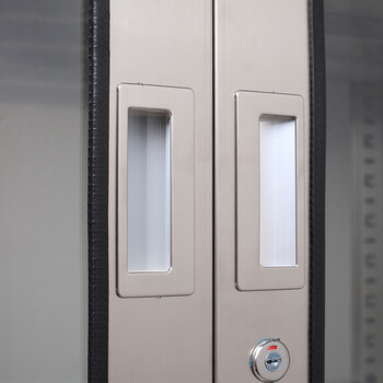 震迪201不锈钢储物柜玻璃门样品展示柜KG100实验室通玻柜