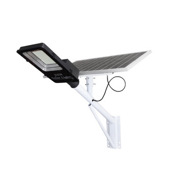 谋福574太阳能路灯户外防水灯具庭院led太阳能灯【S03-300w(工程款)高配置+遥控定时+智能光控+常亮+装墙杆】