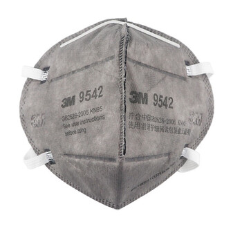 3M活性炭口罩9542头戴式KN95减除有机蒸气异味及防颗粒物口罩口罩25个/盒货期7天