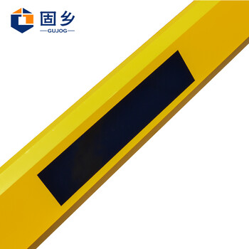 固乡停车场道闸杆【可定制】八角直杆铝合金杆小区挡车杆入口杆门卫（一根杆4米黑黄）