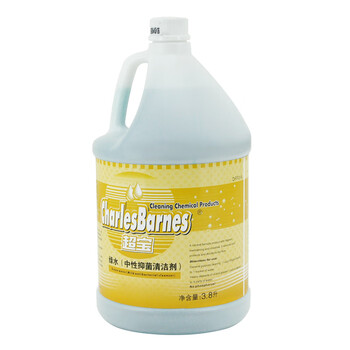 超宝（CHAOBAO）DFF014 绿水中性清洁剂 3.8L商用酒店宾馆地板地面清洗剂 4桶/箱