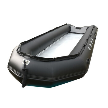 海笛HAIDI【6人加厚冲锋舟3.6米】防汛救援充气船皮划艇应急橡皮艇加厚冲锋舟钓鱼船铝合金硬底