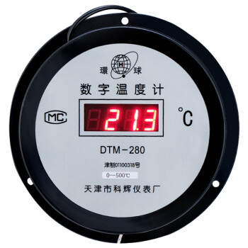 匡建仪表（CONJANT）DTM-280高温数显温度计工业养殖数字高温测温仪K型热电偶 0-500℃ 5米线长 