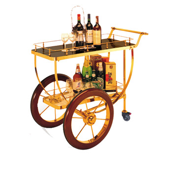 南 南方 C-2 贵族酒车 镜金 酒店餐厅送餐车茶水车点心蛋糕车置物架