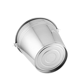 兰诗（LAUTEE）DA2198 加厚不锈钢提水桶手提桶多用大水桶储水桶 加厚无磁32cm