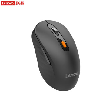 联想（Lenovo） 无线蓝牙双模鼠标 便携办公鼠标 人体工程学设计 适用台式机一体机笔记本平板 Howard黑色