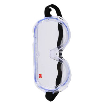 3M 护目镜 1621AF防雾防冲击防砂防尘防液体飞溅防风透明防护眼镜眼罩 5付/包