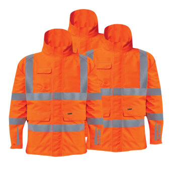 博迪嘉 GN900 防风防雨警示工作服 荧光橘红色（件）S-3XL
