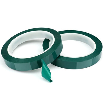 者也（ZYE）5S桌面定位胶带无痕标识划线分格隔定置标识彩色6分割贴条绿色0.8CM宽*66米