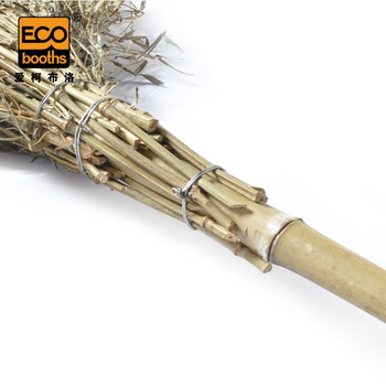 爱柯布洛 竹竿大扫把（1把）户外环卫大号笤帚长2.2m4斤大竹扫把物业建筑清洁笤帚221148
