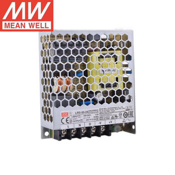 明纬（MEANWELL）LRS-50-24 220转变压器灯带监控驱动开关电源 明纬电源 2.2A 24V