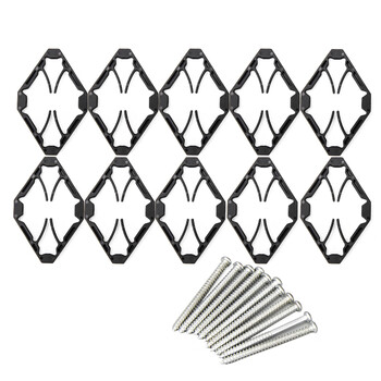 天旭86型暗盒修复器螺母损坏修补通用支撑杆固定神器插座底盒修理工具菱形塑料10只装