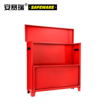 安赛瑞 加厚款8#灭火器箱（可装4瓶）60×76×20cm 适用于6kg干粉2kgCO2高瓶3kgCO2低瓶 20967