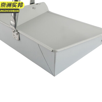 京洲实邦 铁圆杆 加厚塑料垃圾斗簸箕 JZSB-8026