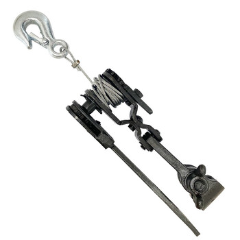 盛浦 虎头紧线器电力卡线器牵引器10寸拉力1.5吨 带钢钩 钢丝绳长约1.5米 S-HT-10