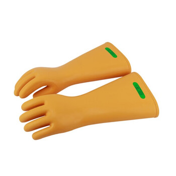 双安 35KV橡胶绝缘手套（手型）带电作业电力配电房安全防触电