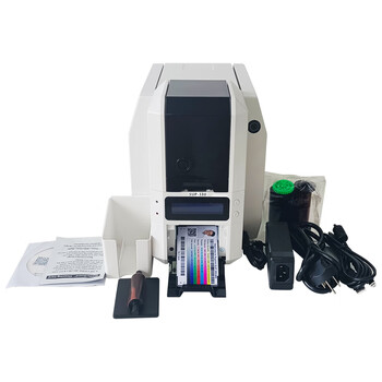 译维（Ezscan）SUP330 证卡打印机批量彩色PVC卡片员工卡制卡机（白色）
