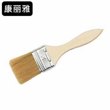康丽雅 K-2263 木柄油漆刷 多功能毛刷扁油刷除尘刷灰尘刷 4寸