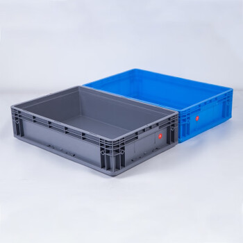 金兽物流箱外径:600*400*147mm物流箱塑料工具盒可定制GC1054加厚蓝色