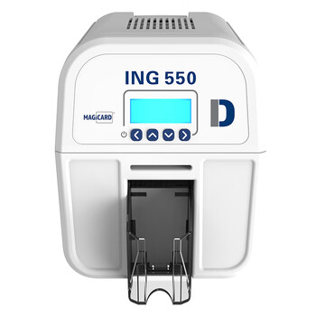 译维（Ezscan）ING550证卡打印机PVC工作证门禁会员卡制卡机ic卡片打印机