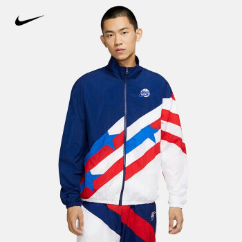 耐克 男子篮球运动夹克 nike throwback ck6622 ck6622-492 l