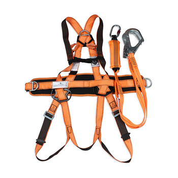 代尔塔/DELTAPLUS 506102 防坠套装安全带含定位腰带双大钩减震带AN219CDD 1套