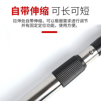 坚冠 防暴脚叉 不锈钢伸缩抓捕器防暴钢叉防暴柜校园物业巡逻安保装备