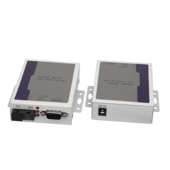 天背 RS232光端机工业级数据控制光猫光纤收发器SC接口一对双向传输 TB-RS232