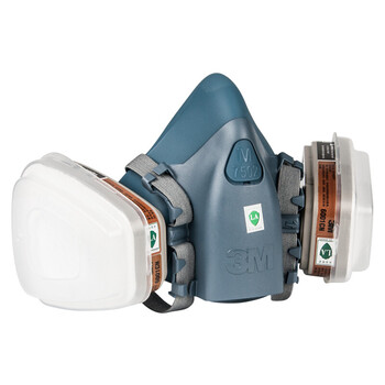 3M 7502 硅胶舒适型半面罩七件套（7502*1个，6001*2个，5N11*2片，501*2个） 定做