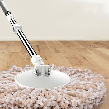 庄太太【绿色】拖把旋转免手洗墩布不锈钢托把