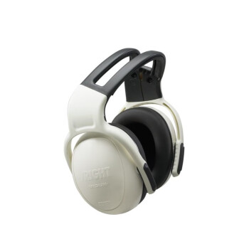 梅思安 10087421 左/右系列 高衰减耳罩 防噪音耳罩 白 头戴式 1个