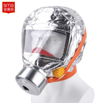 安美尚（ms）火灾逃生面罩TZL30过滤式消防自救呼吸器防火防烟1个定做