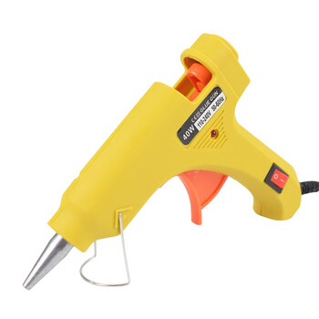 上柯 C3012 热熔胶枪 DIY工艺手工热融胶枪高粘强力胶棒胶水热熔枪 40W+3根胶棒