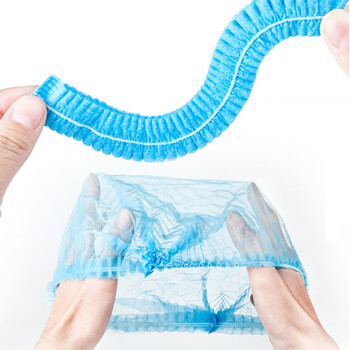 兰诗（LAUTEE）FH-2042   一次性无纺布帽子食品厂无尘车间防尘一次性透气头套    双筋21 白色 100只/包