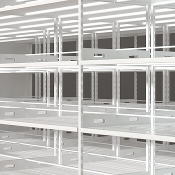 臻远 MJJZ-4 智能密集架移动式档案柜钢制轨道智能密集架 一列4组MJJZ-4