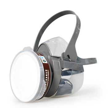 思创科技 硅胶半面罩喷漆防苯农药防有害气体 ST-1080D 5套（每套含3号滤盒1只）