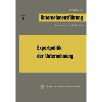 mung,croaker 《预订 exportpolitik der unternehmung》【摘要 书评 试读】- 京东