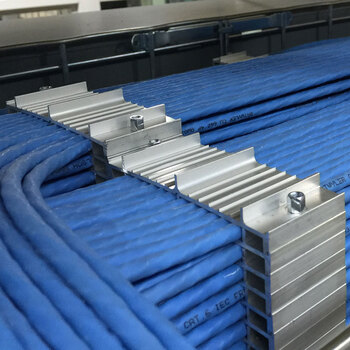 ABLEMEN 铝合金固线器 网线理线器 机房布线排线器 理线夹 6mm*12